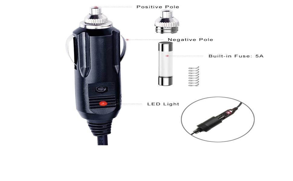 12V Car Cigarette Lighter Socket Adapter(SPDC-CIGA-Adp)