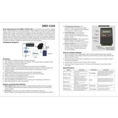 SPARKEL 12V/24V Solar Management Unit to Convert any Existing Inverter Into Solar Inverter