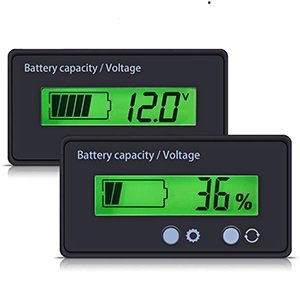 Battery Capacity Tester LCD Display Battery Monitor Indicator for LED Acid,  Lithium & LiFePO4 battery(8-70 Voltage)(SPSBC-Display) – Sparkel India